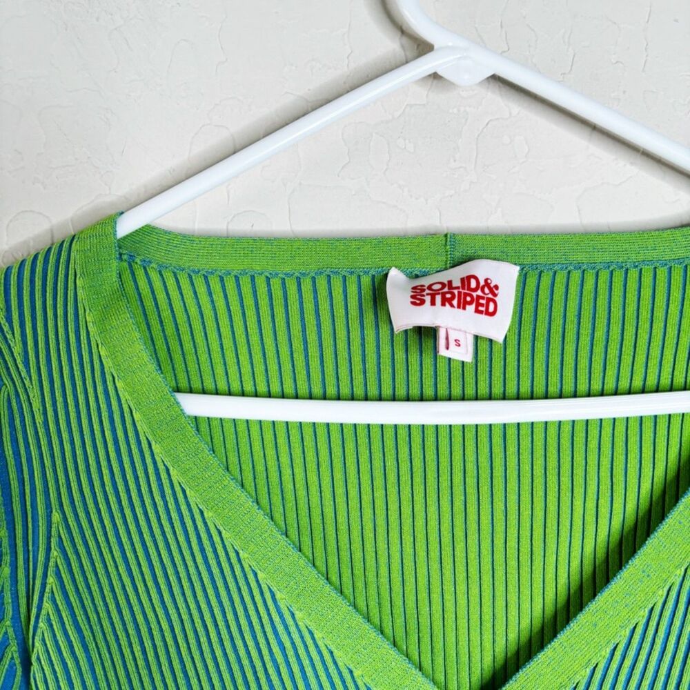 Solid Striped Rib Lime Set - image 3